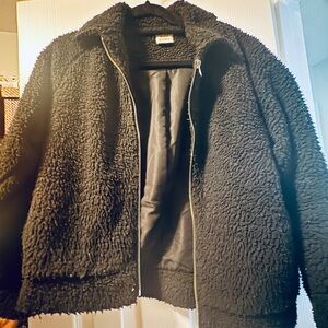 RVCA Black Sherpa Jacket